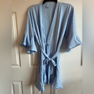 Light Blue Women's Kimono Robe one size